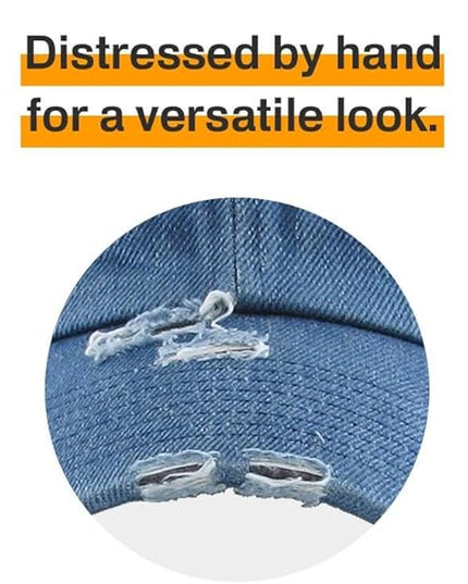 KBETHOS Vintage Washed Distressed Cotton Dad Hat Baseball Cap Adjustable Polo Trucker Unisex Style Headwear
