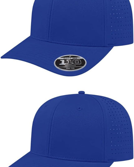 Cap America i8533 Flexfit 110 Perforated Performance Snapback Mid Profile 6-Panel Cap w/UV Guard & Adjustable Snapback