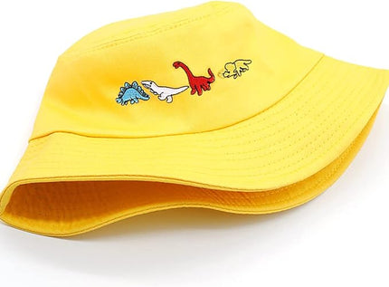 XYIYI Fashion Embroidery Bucket Hat Cotton Beach Fisherman Hats for Women Girls