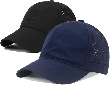 VOASTEK Running Hats for Men Baseball Cap Outdoor Essentials Runner Hat Jogging Cap Tennis Golf Workout Hats