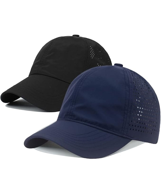 VOASTEK Running Hats for Men Baseball Cap Outdoor Essentials Runner Hat Jogging Cap Tennis Golf Workout Hats
