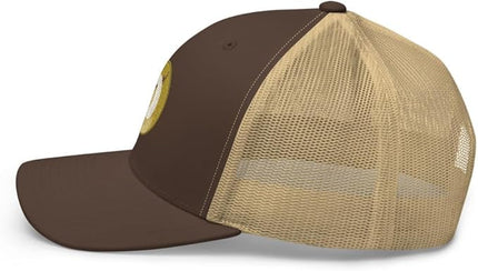 Dogecoin Crypto Embroidered Logo Trucker Cap