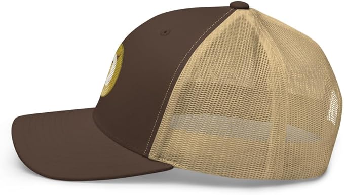 Dogecoin Crypto Embroidered Logo Trucker Cap