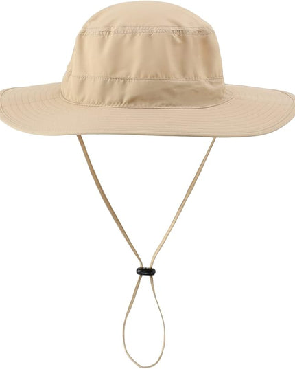 Home Prefer UPF50 Mens Sun Hat with Neck Flap Quick Dry UV Protection Cap Womens Wide Brim Fishing Hat Neck Flap Beach Garden