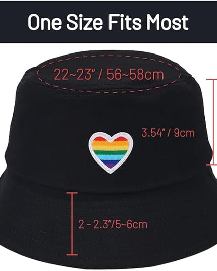 Cotton Bucket Hat for Women Men Summer Travel Sun Beach Bucket Cap, Unisex Outdoor Fisherman Hat