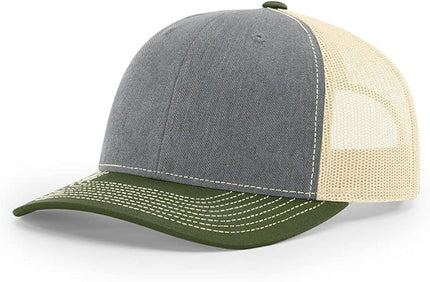 Richardson 112 Classic Six-Panel Adjustable Snapback Trucker Cap | Bulk Packs Available