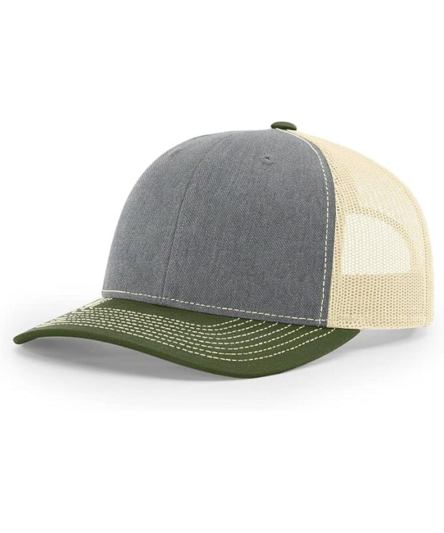 Richardson 112 Classic Six-Panel Adjustable Snapback Trucker Cap | Bulk Packs Available