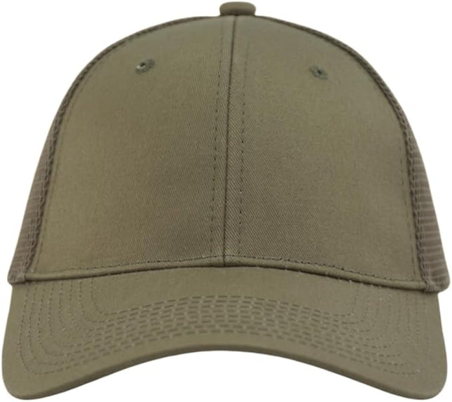 TSSGBL Classic Mesh Trucker Hat, Small & OSFM & XXL Options, Men Women Basic Adjustable Snapback Plain Blank Baseball Cap