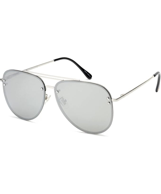 Trendy Oversized Aviator Sunglasses Womens, Retro Cute Big Shades Women's Fashion Sun Glasses UV Protection VF2203