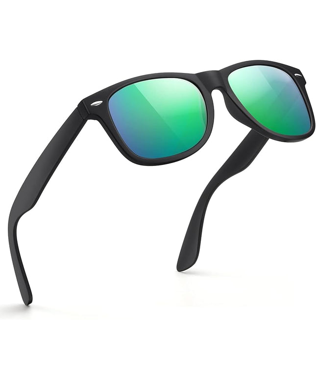 FEIDUSUN Sunglasses Men Polarized Sunglasses for Mens and Womens,Black Retro Sun Glasses Driving Fishing UV Protection