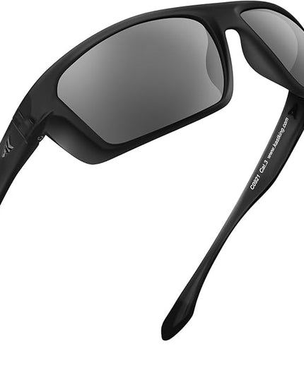 KastKing Huzzah Polarized Sport Sunglasses for Men and Women, Ideal for Driving Fishing Cycling and Running,UV Protection