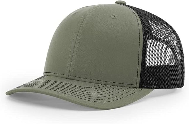 Richardson 112 Classic Six-Panel Adjustable Snapback Trucker Cap | Bulk Packs Available