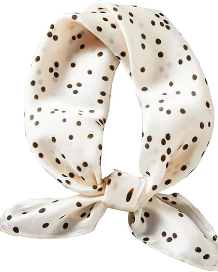 ANDANTINO 100% Real Mulberry Silk Scarf -21'' x 21''- Lightweight Neckerchief –Women Men Small Square Digital Printed Scarves