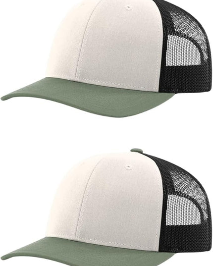 Richardson 112 Classic Six-Panel Adjustable Snapback Trucker Cap | Bulk Packs Available