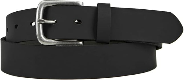 VATAN Men's Genuine Leather Casual Every Day Jeans Belts, Handmade Men Leather Belt with Gift Box