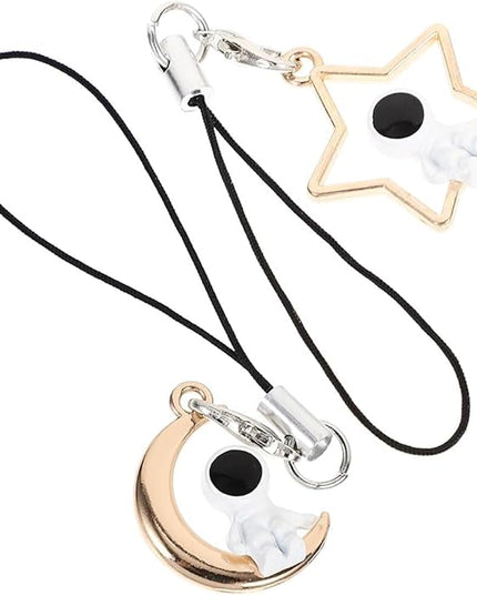 Cartoon Astronaut Phone Hanging Charms Phone Case Chain Key Chain Pendant