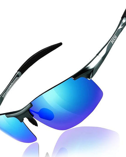 DUCO Mens Sports Polarized Sunglasses UV Protection Sunglasses for Men 8177s