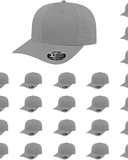 Cap America i8533 Flexfit 110 Perforated Performance Snapback Mid Profile 6-Panel Cap w/UV Guard & Adjustable Snapback