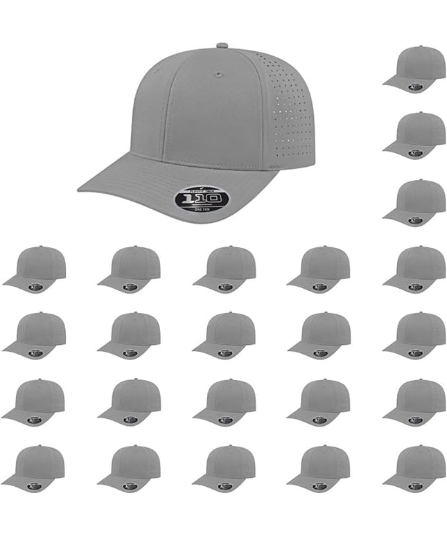 Cap America i8533 Flexfit 110 Perforated Performance Snapback Mid Profile 6-Panel Cap w/UV Guard & Adjustable Snapback