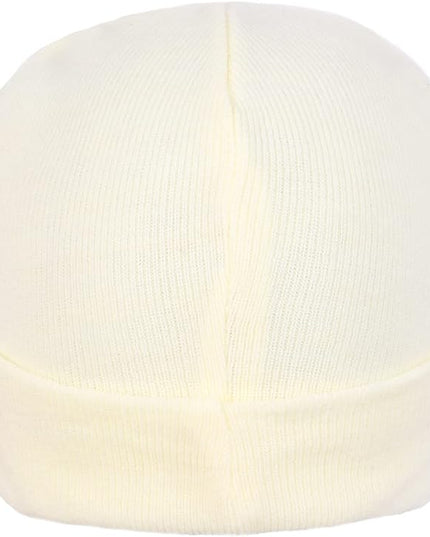 Zylioo Oversize Beanie Hats, XXL Big Size Ribbed Knit Cuffed Winter Hat for Cold Weather, Warm Skull Watch Cap