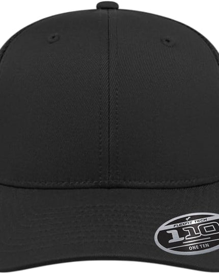 Cap America i8502 Flexfit 110 Premium Mid Profile 6-Panel Mesh Back Trucker Cap Hat w/UV Guard & Adjustable Snapback