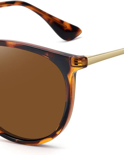 WOWSUN Retro Polarized Sunglasses Womens 2026 Trendy Round Classic Glasses