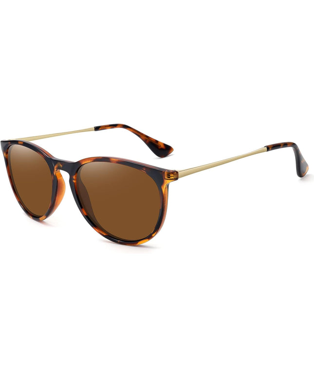 WOWSUN Retro Polarized Sunglasses Womens 2026 Trendy Round Classic Glasses
