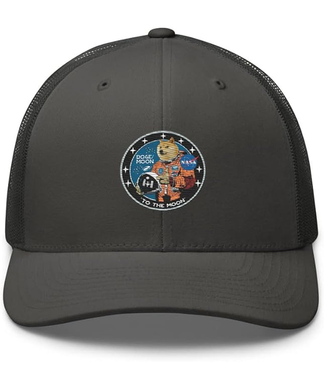 Doge/Moon NASA Logo Trucker Cap