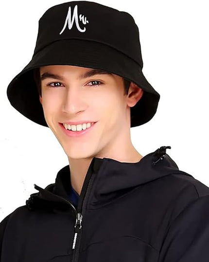 XYIYI Fashion Embroidery Bucket Hat Cotton Beach Fisherman Hats for Women Girls