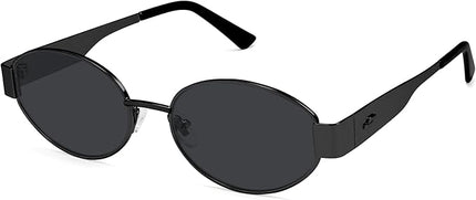 SOJOS Retro Oval Sunglasses for Women Trendy Classic Shades UV400 Protection SJ1256