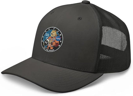 Doge/Moon NASA Logo Trucker Cap