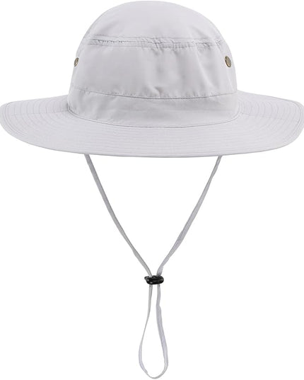 Home Prefer UPF50 Mens Sun Hat with Neck Flap Quick Dry UV Protection Cap Womens Wide Brim Fishing Hat Neck Flap Beach Garden