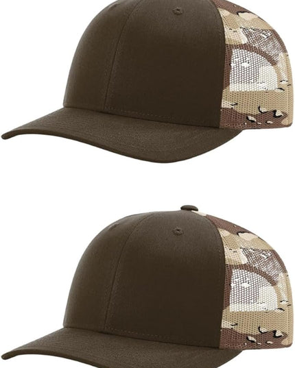 Richardson 112 Classic Six-Panel Adjustable Snapback Trucker Cap | Bulk Packs Available