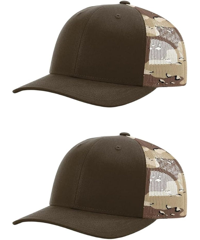 Richardson 112 Classic Six-Panel Adjustable Snapback Trucker Cap | Bulk Packs Available
