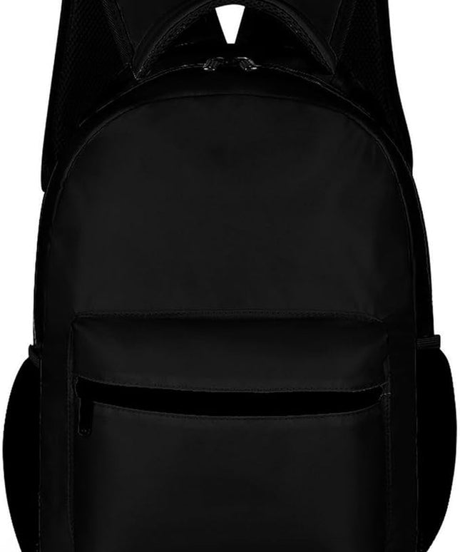 Fashion Black Backpack Lightweight Large Capacity Laptop Daybag for Travel Work