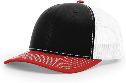 Richardson 112 Classic Six-Panel Adjustable Snapback Trucker Cap | Bulk Packs Available