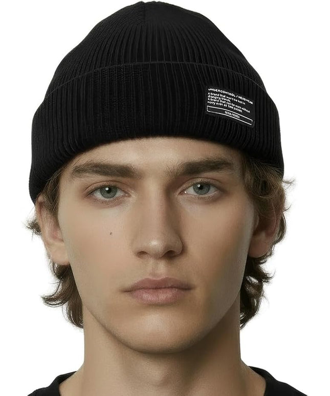 UNDERCONTROL Winter Trawler Fisherman Beanie Men Women Unisex Stylish Plain Docker Skull Hat Roll up Watch Cap Color Pack