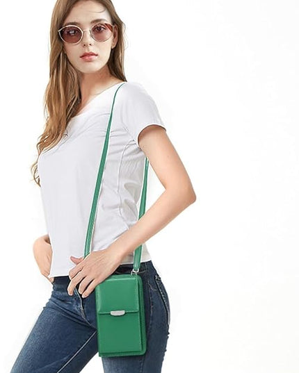 KUKOO Small Crossbody Bag Cell Phone Purse Wallet with Credit Card Slots for Women