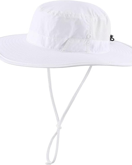 Connectyle Men's Sun Hat UPF 50+ Wide Brim Bucket Hats for Fishing Hiking Gardening Adjustable Boonie Hat Outdoor Safari Hats