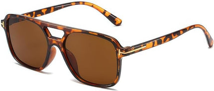 Classic Aviator Sunglasses for Women Men Retro Rectangle Trendy Square Shades Sun Glasses SG3885