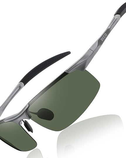 DUCO Mens Sports Polarized Sunglasses UV Protection Sunglasses for Men 8177s