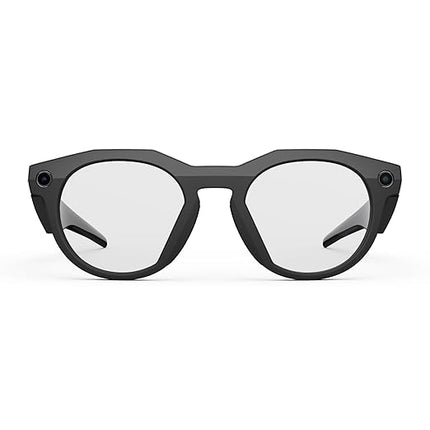 Oakley Meta HSTN, Black | Smart AI Glasses for Men, Women — Performance for Sports, Athletes — Camera, Audio, Video — 8 Hour Battery — 3K HD Resolution — Clear Lenses