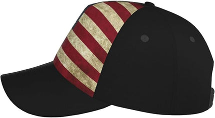 Cute Flag Baseball Cap Hats for Women Men Trucker Hat Patriotic Adjustable Snapback Ball Cap Hat