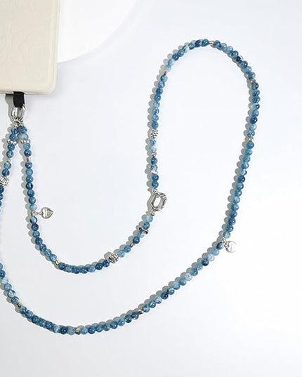 Phone Crossbody Chain CellPhone Lanyard,Universal Phone Chain Strap with Tether Patches Compatible with Most Phones (Y)