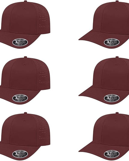 Cap America i8533 Flexfit 110 Perforated Performance Snapback Mid Profile 6-Panel Cap w/UV Guard & Adjustable Snapback
