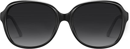 CARFIA Acetate Oversized Square Polarized Sunglasses for Women UV Protection Retro Trendy Big Shades