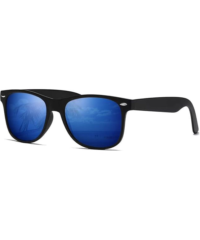 DEMIKOS Sunglasses Men Polarized Sunglasses for Mens Womens Retro Mirror Lens for Driving Fishing UV Protection