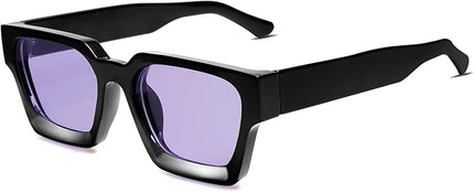 VANLINKER Thick Square Sunglasses for Men Women Retro Chunky Rectangle Shades UV400 Protection VL9731