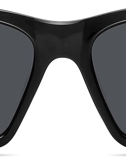 WOWSUN Narrow Small Vintage Polarized Cat Eye Sunglasses for Women