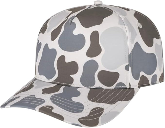 The Hat Pros Cap America i2026 Mid Profile 5-Panel Daybreak Camo Cap w/Quick-Dry Sweatband & Adjustable Snapback